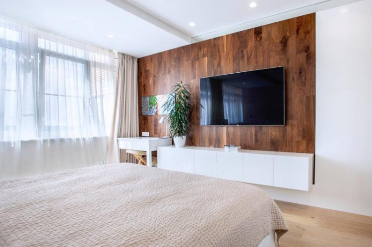 МДФ панели в спальне