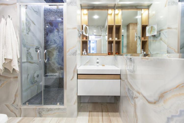 МДФ панели в ванной - фото