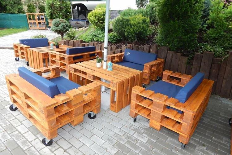 Садовая мебель для дачи - Мебель из поддонов своими руками фото и идеи