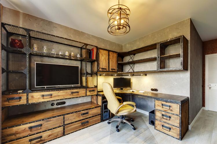 Middle loft: Интерьер квартиры 102 м2