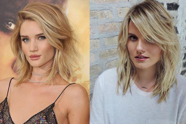 Боковая челка - Модные женские стрижки 2020 на средние волосы