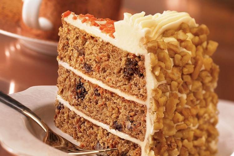 Морковный торт с орехами - рецепты