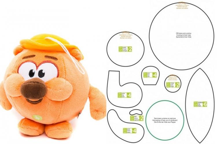 Смешарики - Мягкие игрушки своими руками