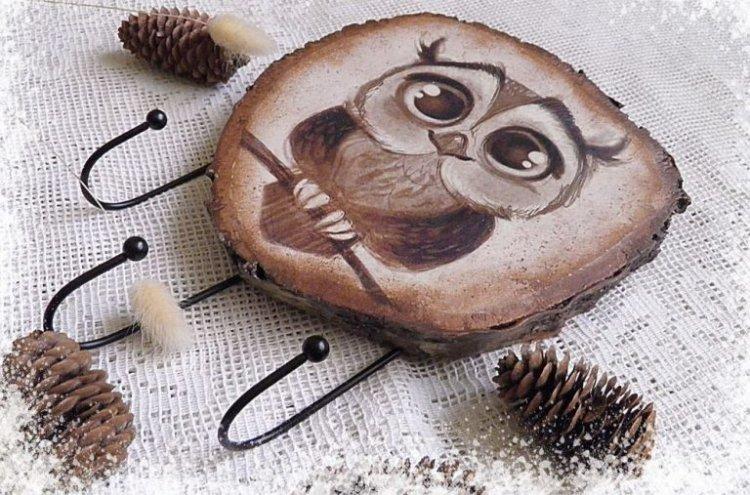 Ключница из слэба - Настенная ключница для прихожей своими руками