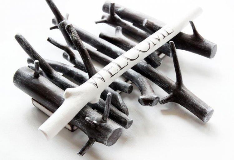 Ключница из веток дерева - Настенная ключница для прихожей своими руками