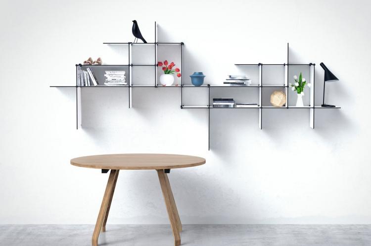 Минимализм - Настенные полки в интерьере