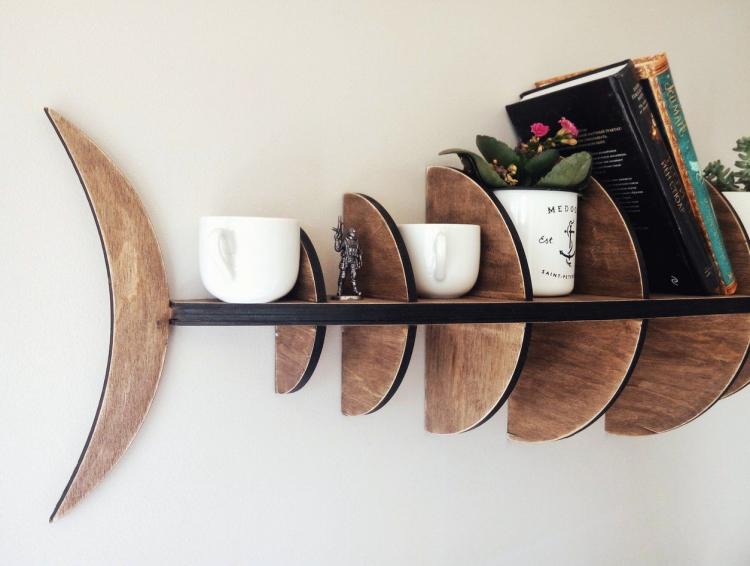 Настенные полки - фото