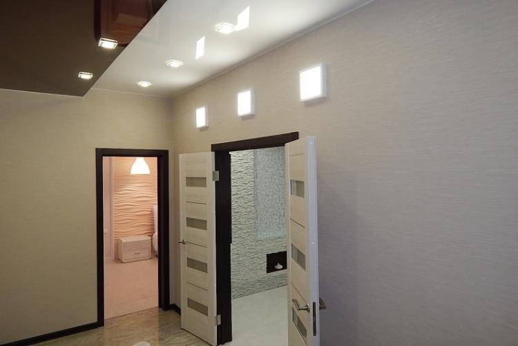 Натяжные потолки - фото