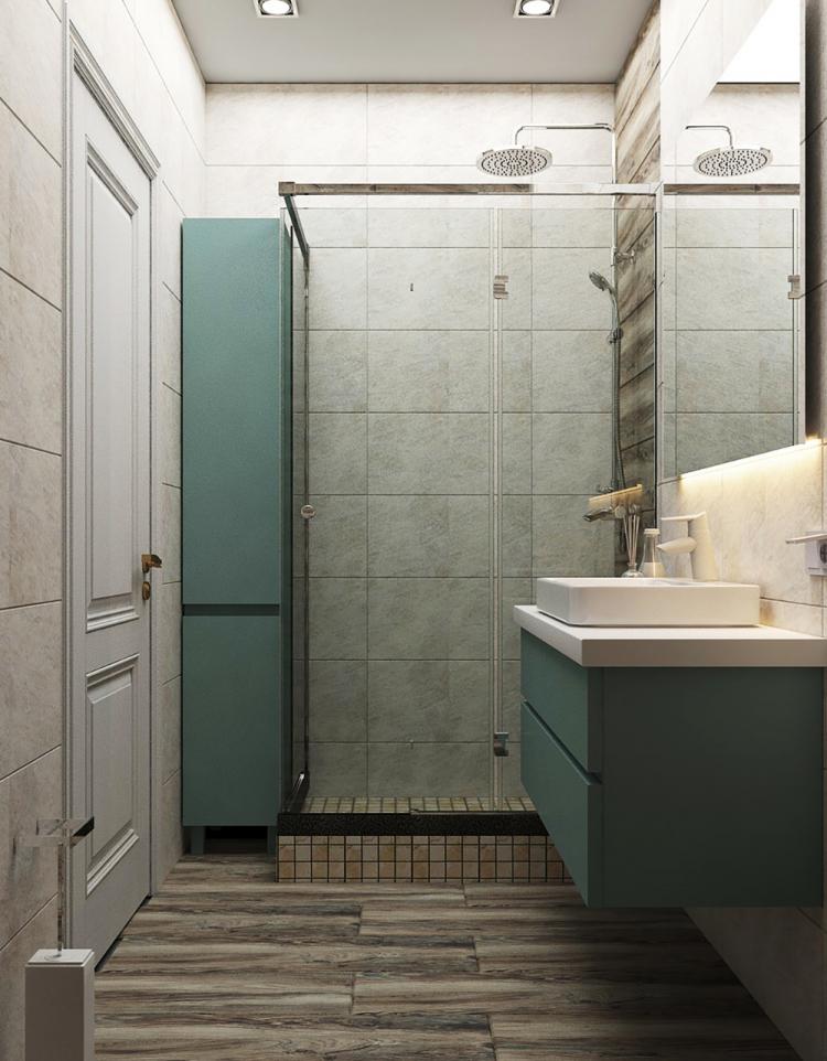 «Небесная лазурь»: Квартира 27 кв.м. - дизайн интерьера