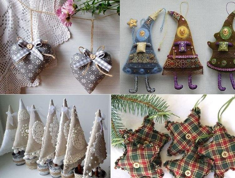 Новогодние игрушки на елку своими руками - фото и идеи