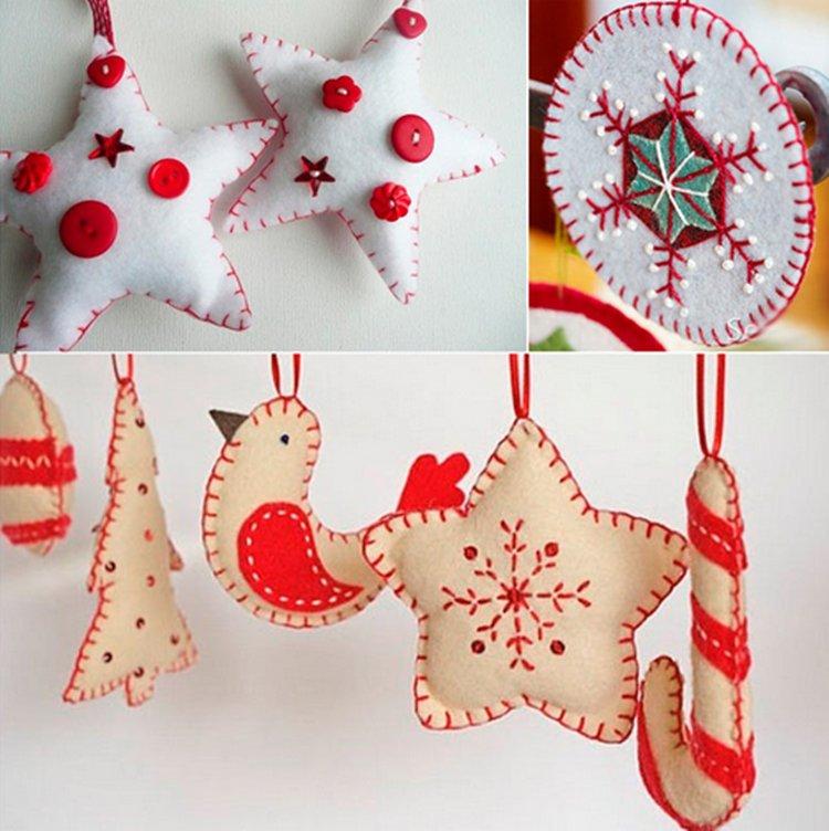 Новогодние игрушки на елку своими руками - фото и идеи