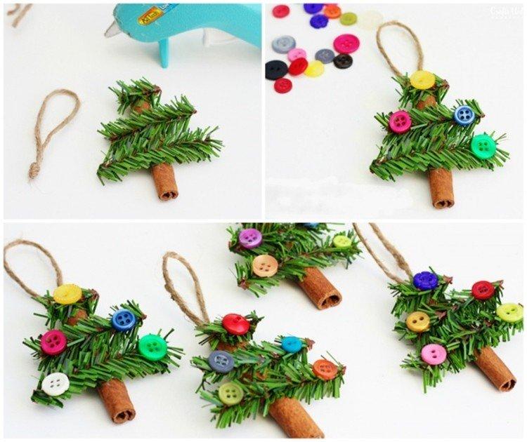 Маленькие елочки - Новогодние поделки для детей своими руками