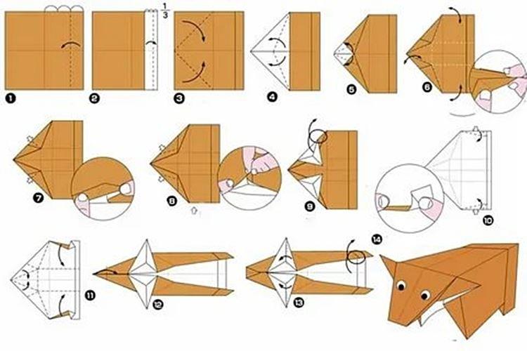 Бычок - Новогодние поделки из бумаги для детей