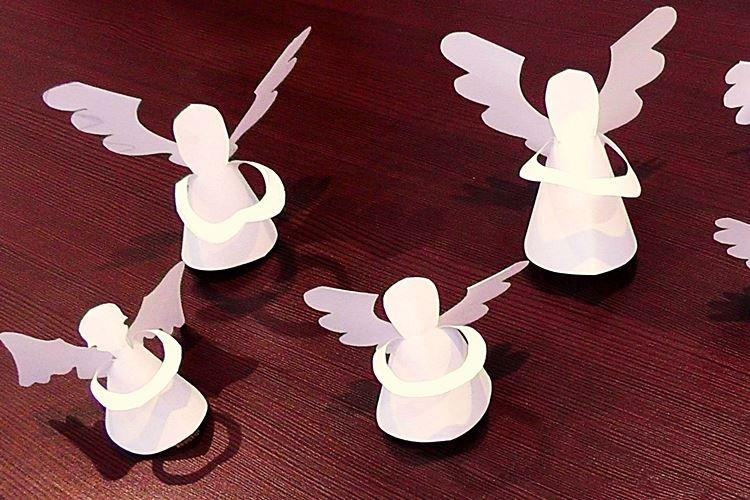 Новогодние поделки из бумаги для детей - фото и идеи