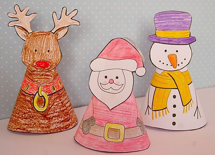 Новогодние поделки из бумаги для детей - фото и идеи