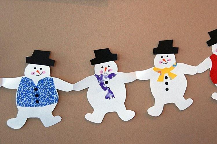 Новогодние поделки из бумаги для детей - фото и идеи