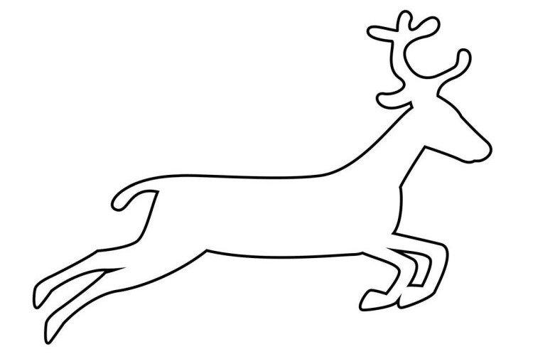 Животные и птицы - Новогодние трафареты 2021