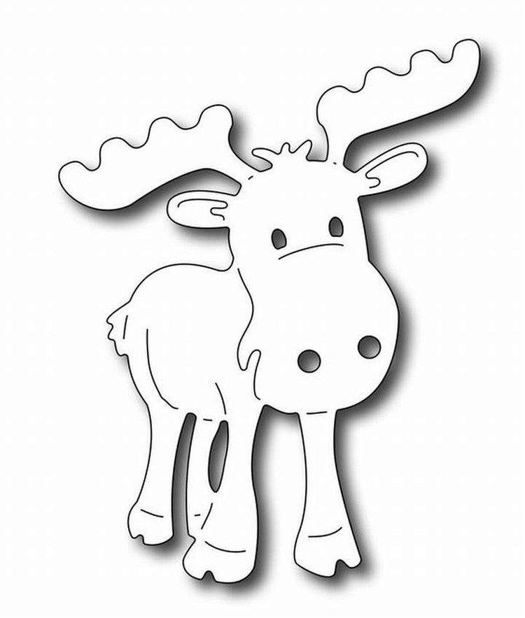 Животные и птицы - Новогодние трафареты 2021