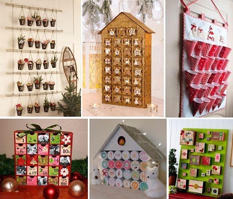 Новогодний адвент-календарь своими руками - фото и идеи