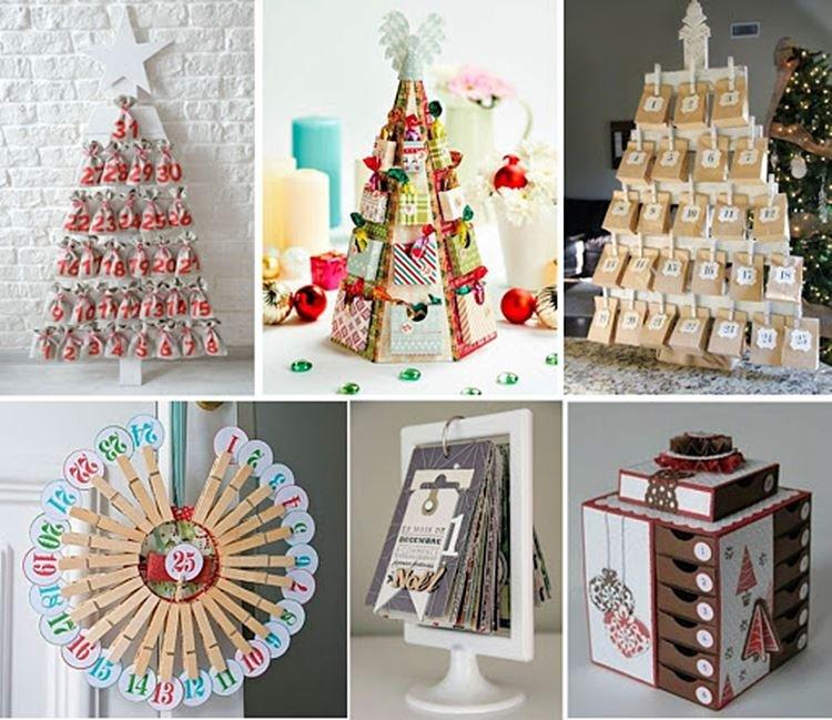 Новогодний адвент-календарь своими руками - фото и идеи