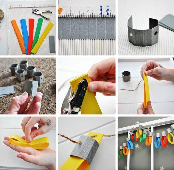 Лампочки - Новогодняя гирлянда своими руками