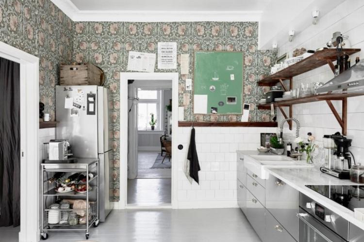 Обои для кухни - фото и идеи