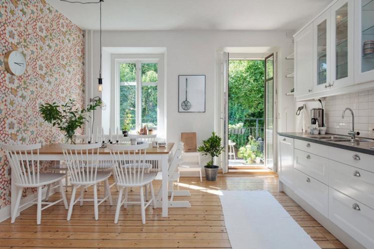 Обои для кухни - фото и идеи