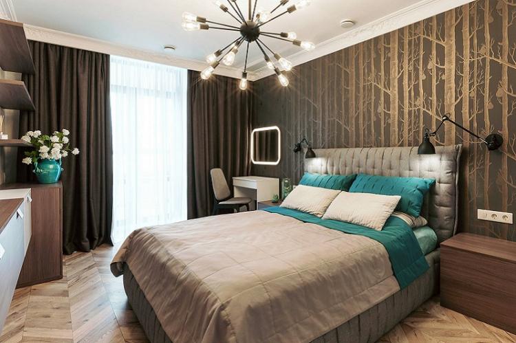 Обои для спальни - фото и идеи