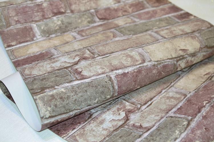 Виниловые обои - Виды обоев под кирпичную кладку