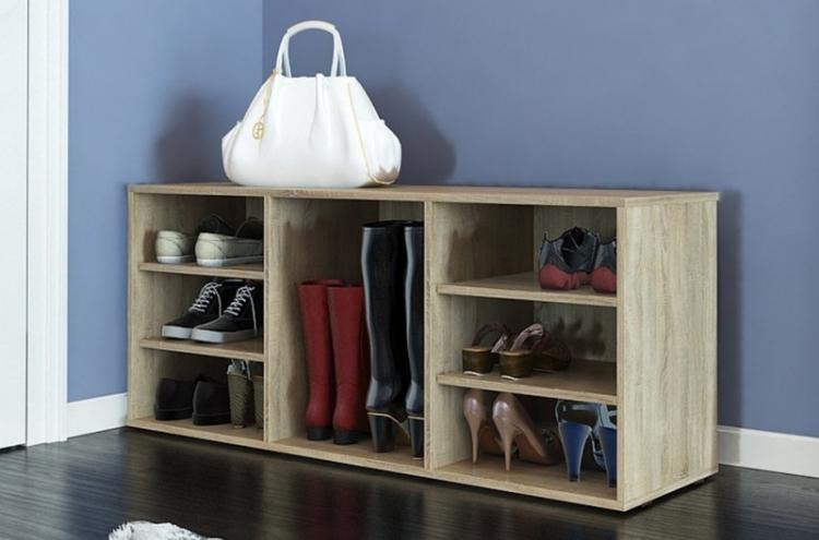 Открытые стеллажи - Виды обувниц в прихожую