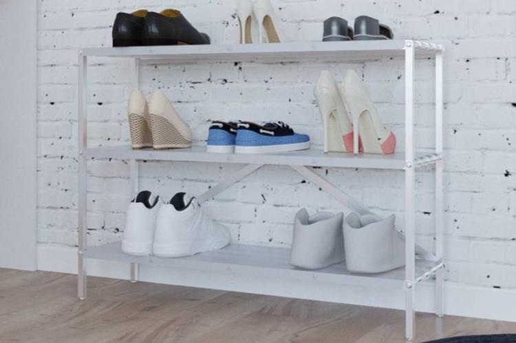 Обувница в прихожую из металлического профиля своими руками