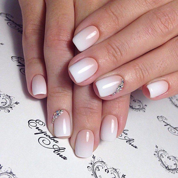 Омбре на ногтях вместо френча - фото