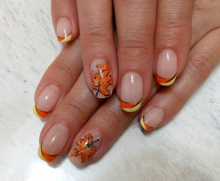 Осенний френч 2020 - фото