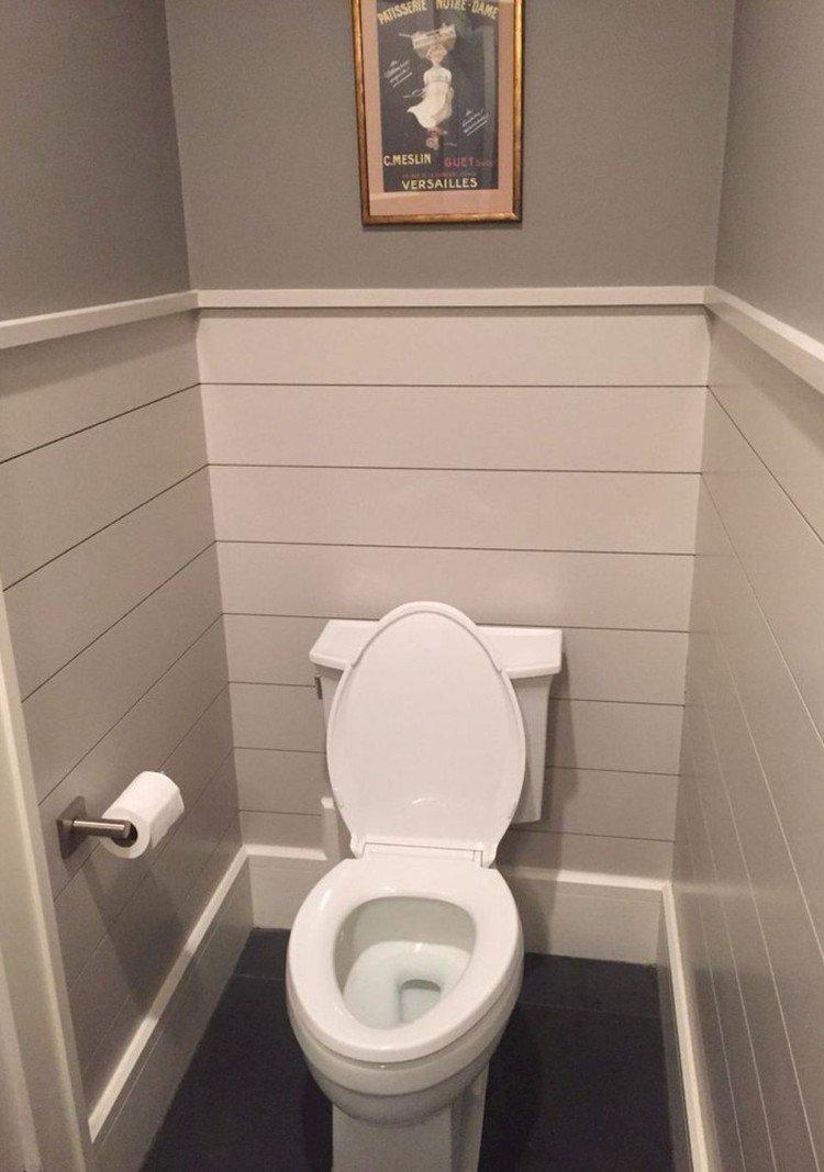 Пластиковые панели - отделка стен в туалете