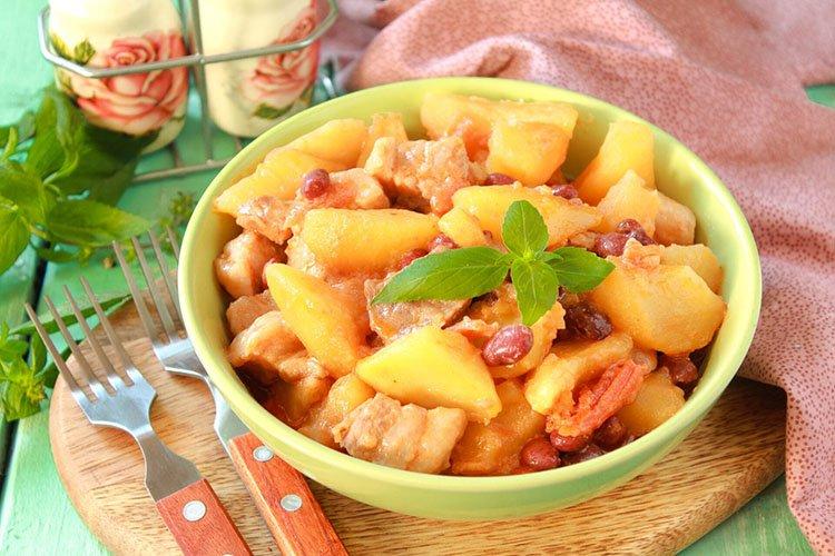 Овощное рагу с тыквой и говядиной - рецепты