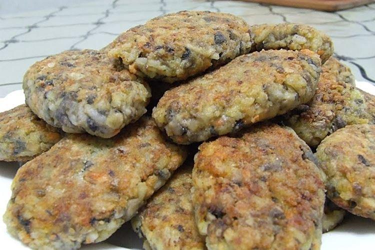 Овощные котлеты из грибов - рецепты