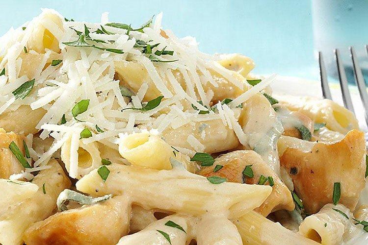 Паста с курицей и лимоном - рецепты