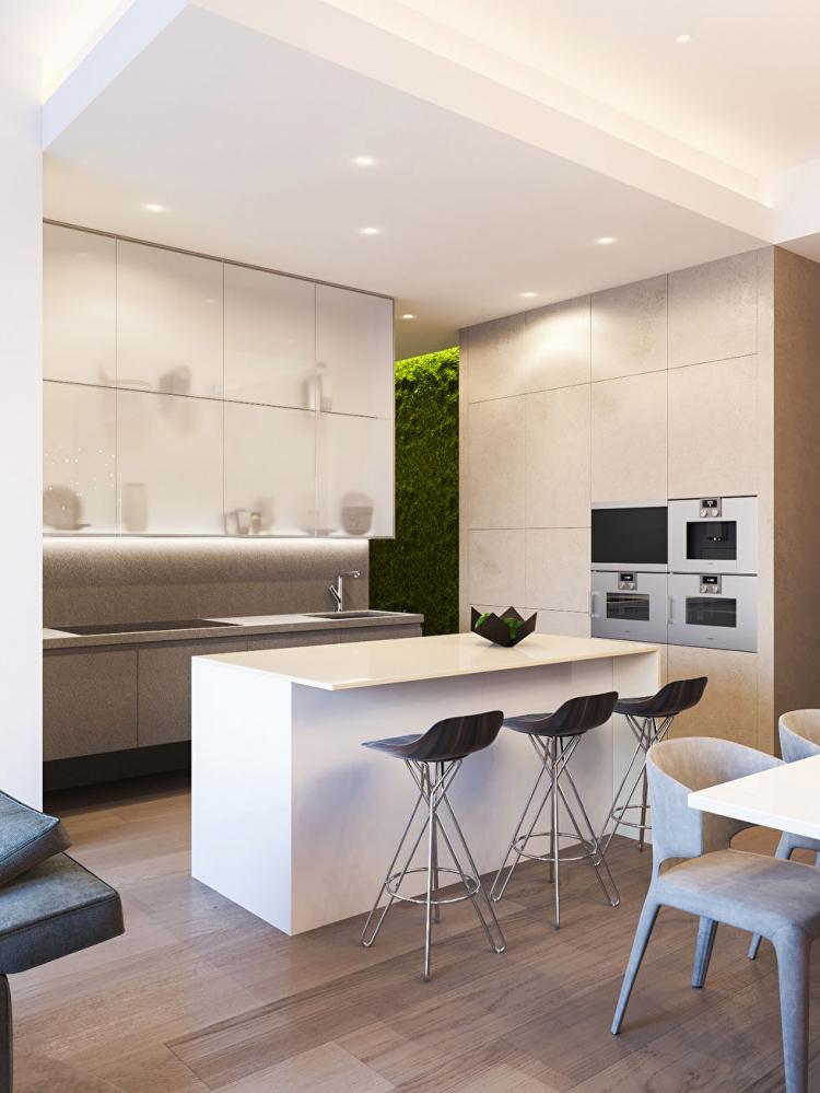 Пентхаус в ЖК «Садовые Кварталы» - дизайн интерьера