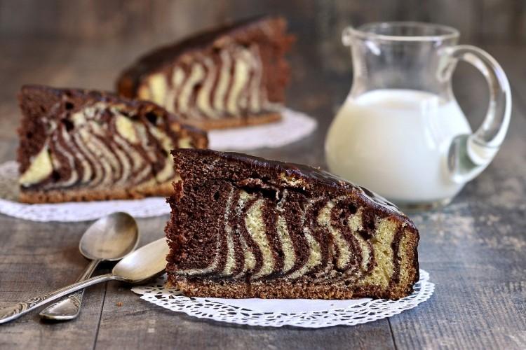 Пирог «Зебра» классический: 8 рецептов приготовления в духовке