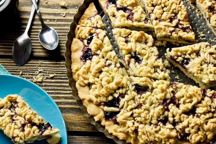 Песочный пирог с вареньем - рецепты