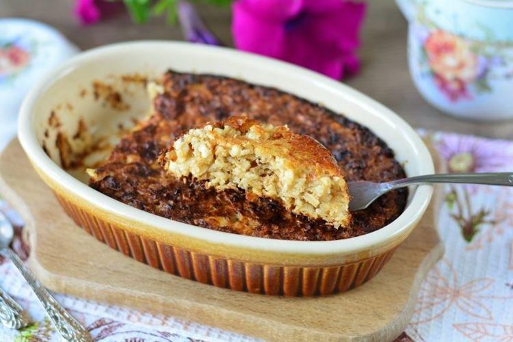 Овсяный пирог с вареньем - рецепты