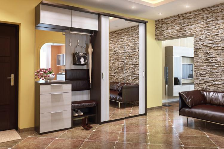 Плитка для пола в прихожей - фото