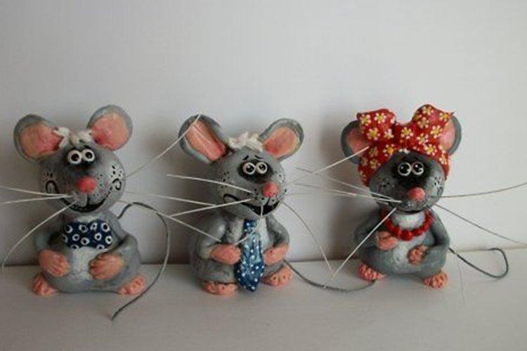 Новогодняя крыса из теста - Подарки на Новый год 2020 своими руками