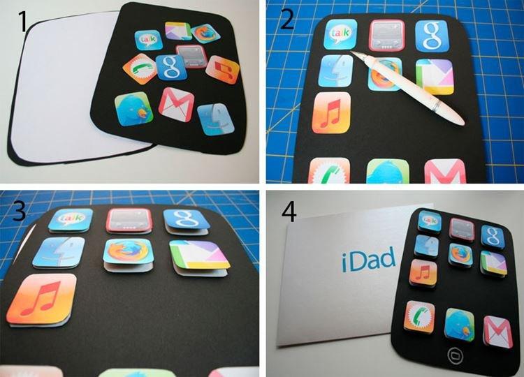 Планшет с пожеланиями - Подарок папе на День рождения своими руками