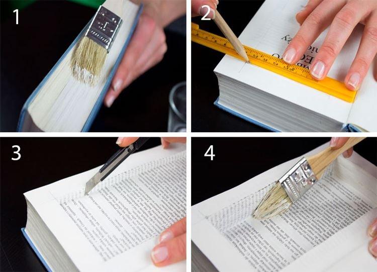 Сейф из книги - Подарок папе на День рождения своими руками