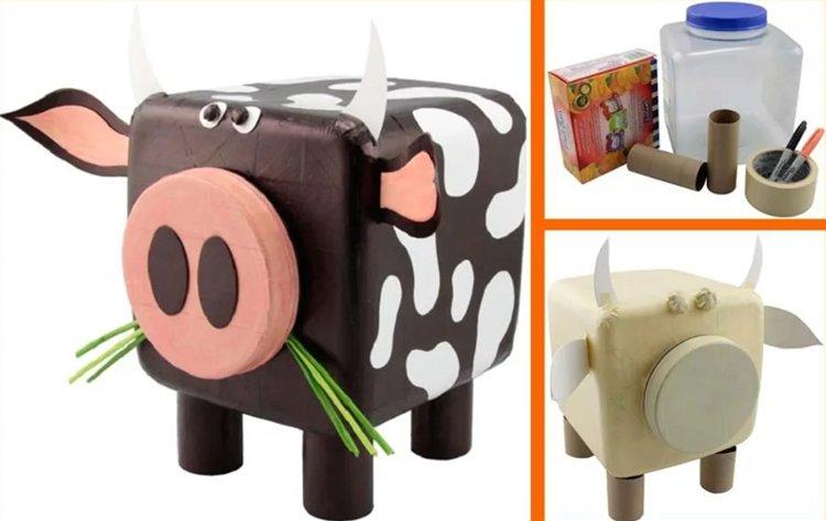 Поделка бычок на Новый год 2021 своими руками - фото и идеи