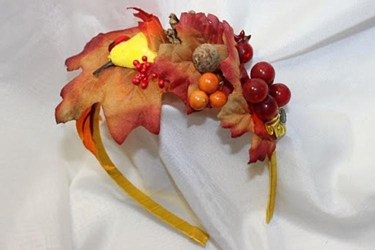 Поделки из осенних листьев для детей - фото и идеи