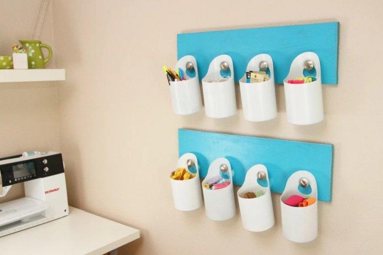 Подставки и органайзеры - Поделки из пластиковых бутылок своими руками