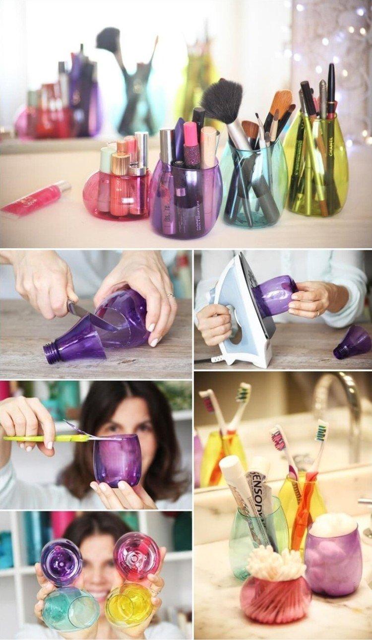 Подставки и органайзеры - Поделки из пластиковых бутылок своими руками