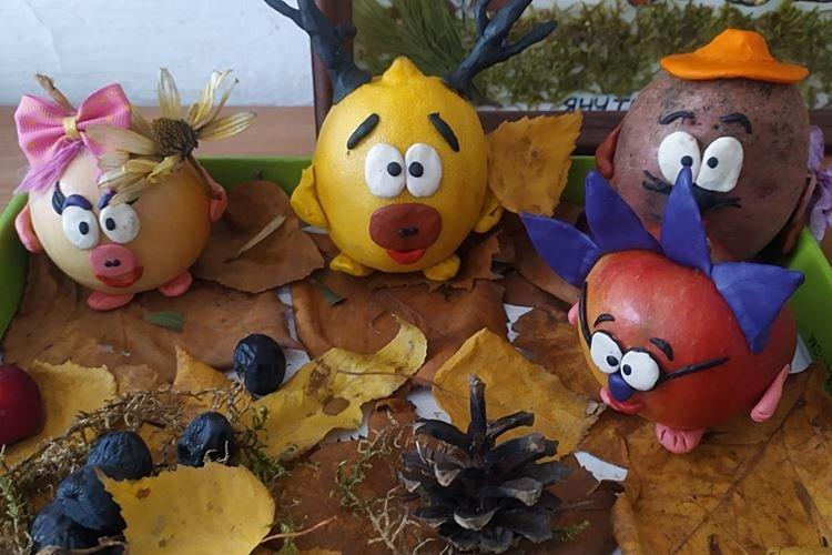 Поделки из природного материала для детского сада - фото и идеи